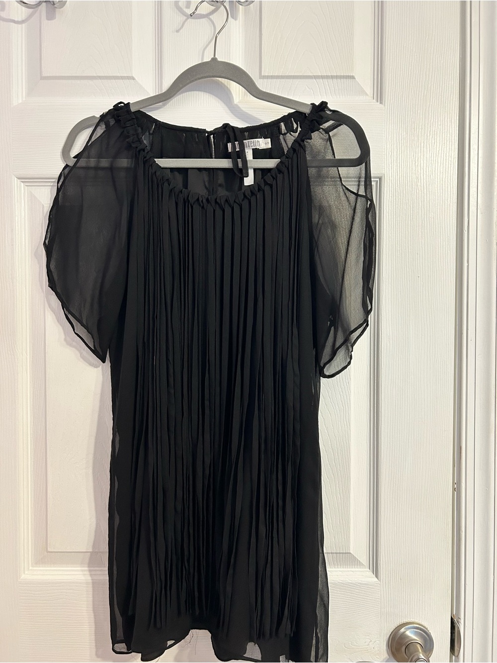 NWOT Pleated Silk Blouse - Picture 3 of 7